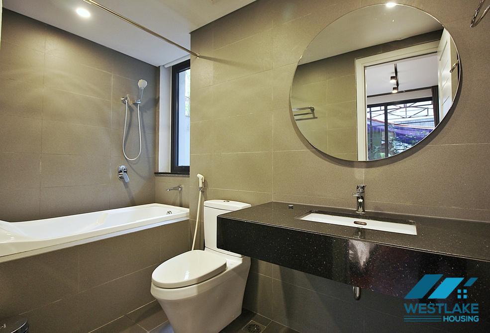 Spacious and modern 02 bedrooms apartment on 1st floor for rent in Tay Ho, Ha Noi