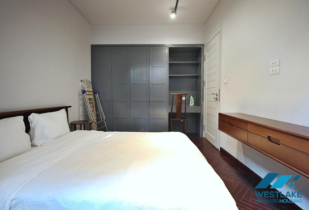 Spacious and modern 02 bedrooms apartment on 1st floor for rent in Tay Ho, Ha Noi
