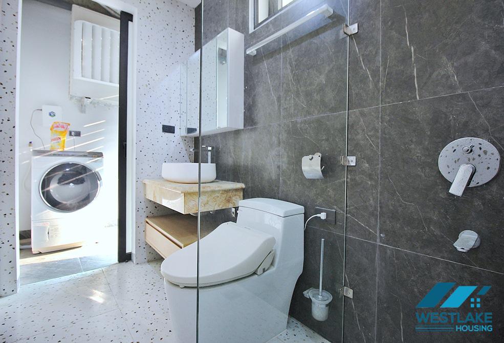 Modern and spacious one bedroom apartment for rent in Lac Long Quan area, Ha Noi