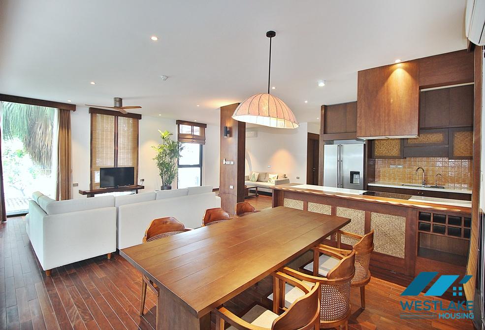 Gorgeous 3 bedrooms apartment with beautiful lake view in Tay Ho, Ha Noi