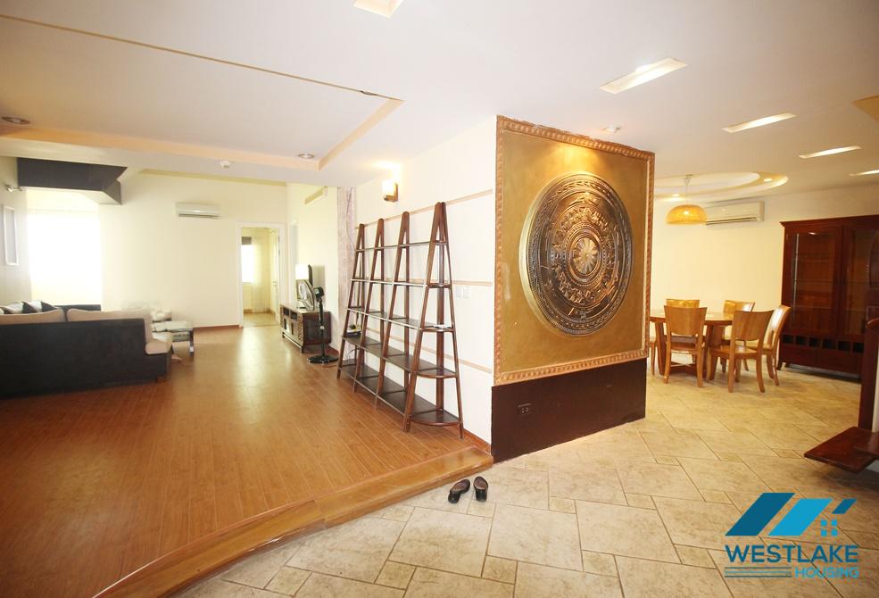 A spacious and elegant 4 bedroom apartment for rent in Ciputra A spacious and elegant 4 bedroom apartment for rent in Ciputra