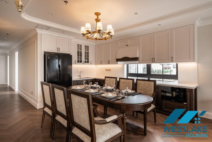 Brand new and modern 03-bedroom apartment with amazing lake view for rent in Tay Ho, Ha Noi