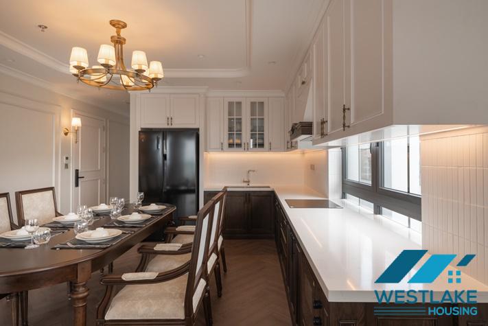 Brand new and modern 03-bedroom apartment with amazing lake view for rent in Tay Ho, Ha Noi