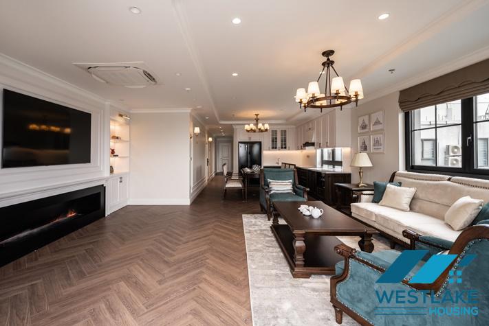 Brand new and modern 03-bedroom apartment with amazing lake view for rent in Tay Ho, Ha Noi