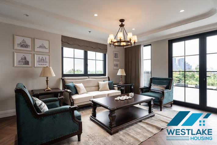 Brand new and modern 03-bedroom apartment with amazing lake view for rent in Tay Ho, Ha Noi