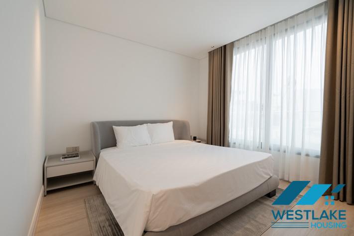 Large balcony 02 bedrooms apartment with beautiful lake view for rent in Tay Ho, Ha Noi