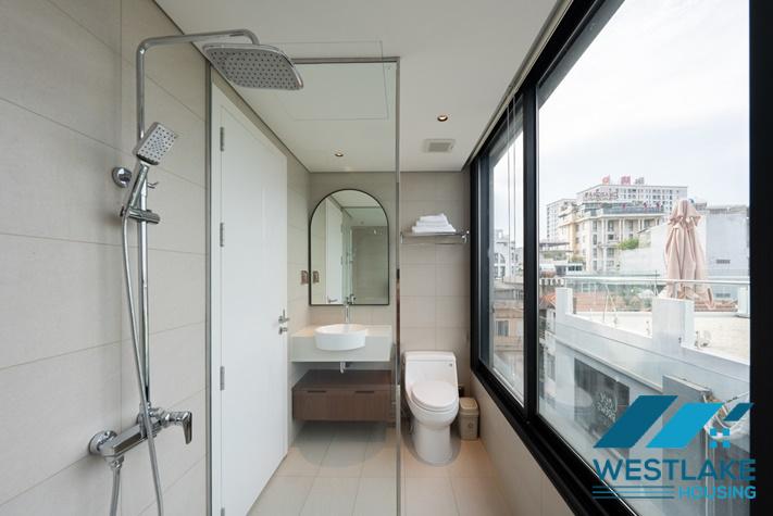 Large balcony 02 bedrooms apartment with beautiful lake view for rent in Tay Ho, Ha Noi