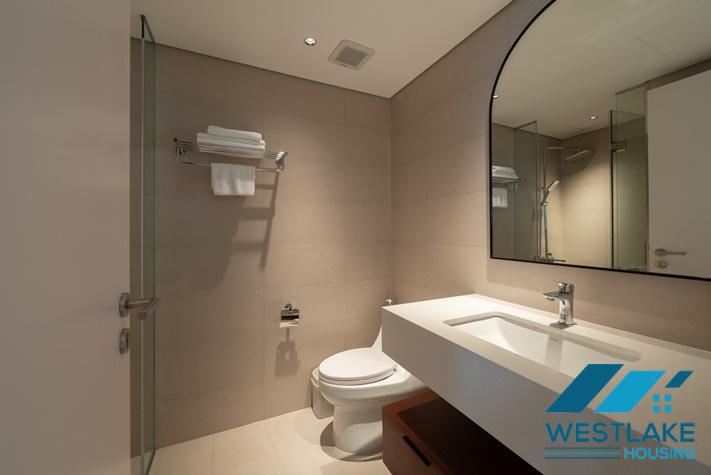 Large balcony 02 bedrooms apartment with beautiful lake view for rent in Tay Ho, Ha Noi