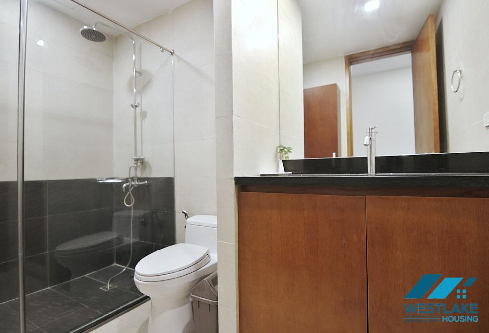 Duplex 2 bedrooms and 01 working room apartment with lake view for rent in Xuan Dieu,Tay Ho