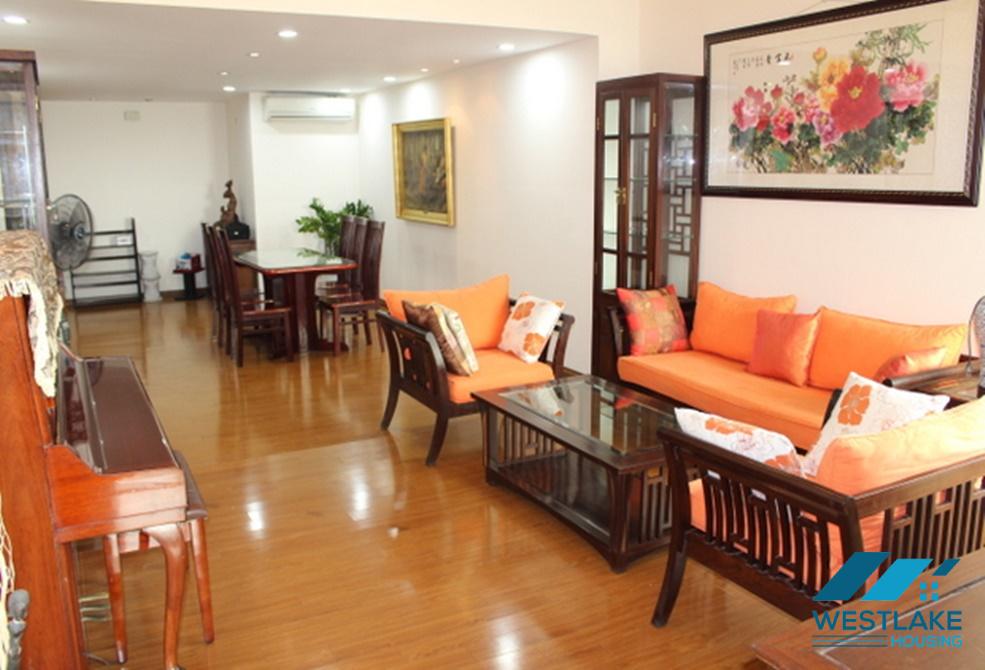 Furnished duplex apartment for rent in Ciputra, Tay Ho ward, Ha Noi