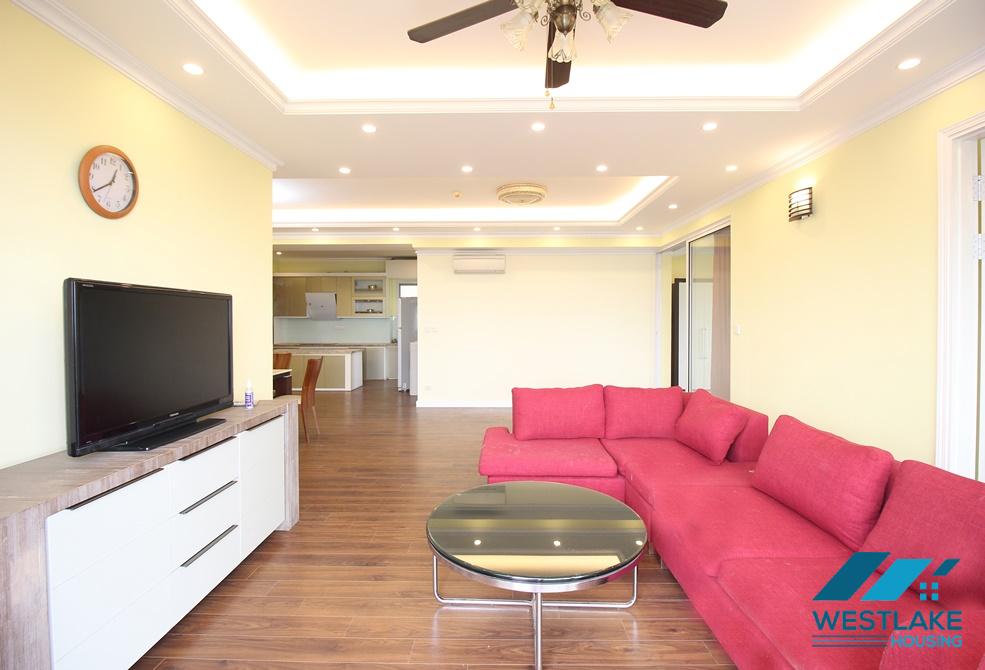 A bright and spacious 3 bedroom apartment for rent in Ciputra E Tower, Tay Ho, Ha Noi