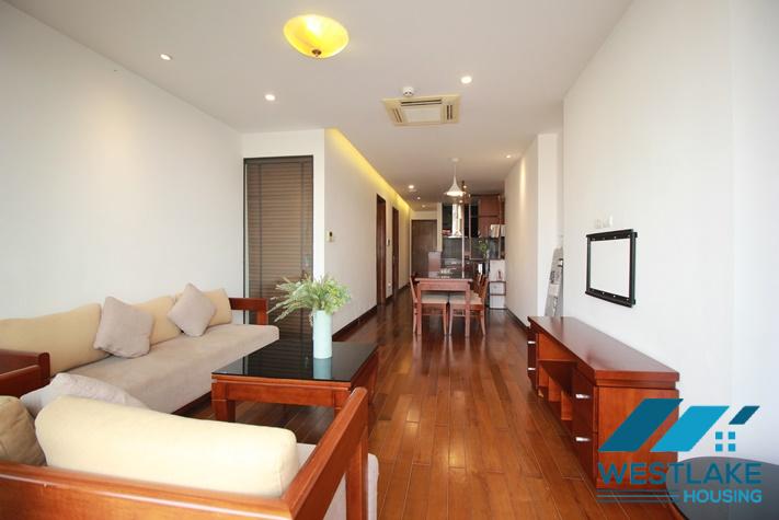 Beautiful 02-bedroom apartment with lake view in Xuan Dieu, Tay Ho, Hanoi for rent