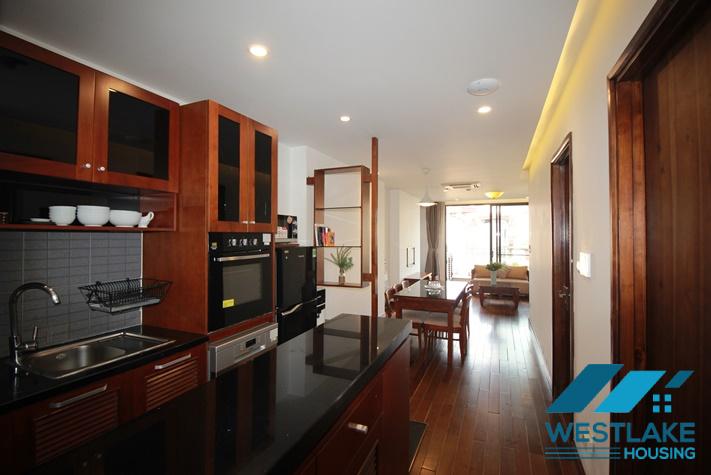 Beautiful 02-bedroom apartment with lake view in Xuan Dieu, Tay Ho, Hanoi for rent