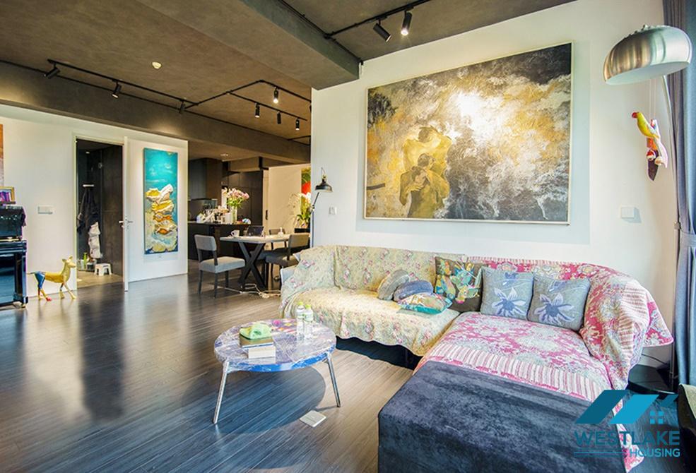 Lovely three bedrooms apartment for rent in E buidling, Ciputra, Tay Ho, Ha Noi