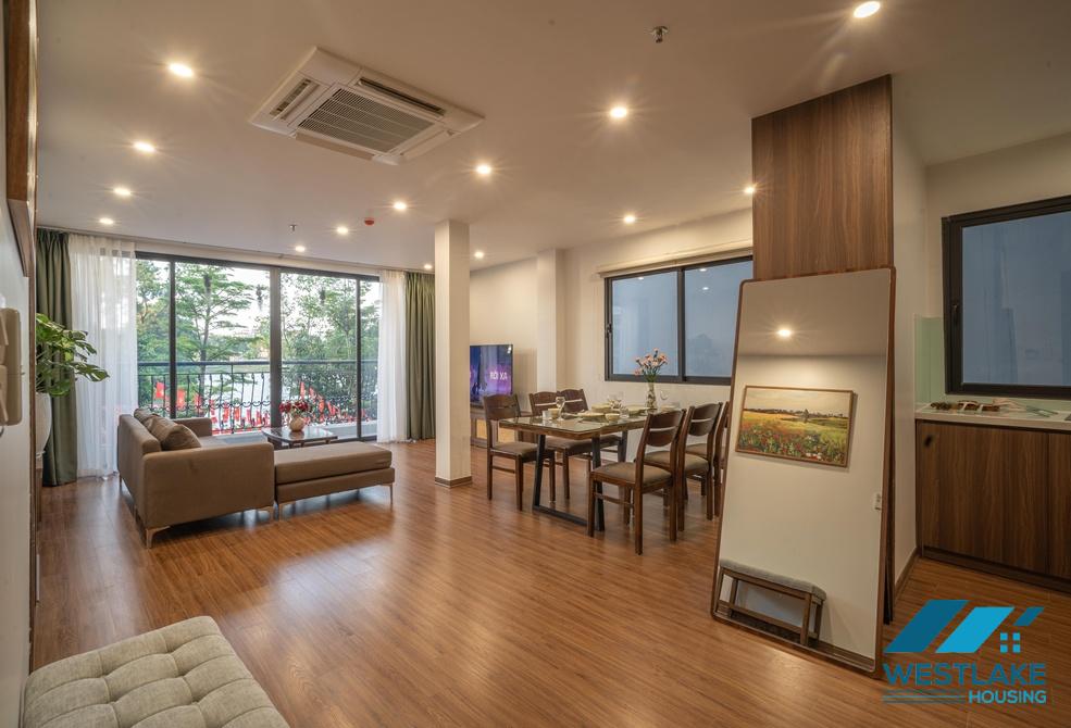 Lake view 02-bedroom apartment for rent on Vu Mien street, Tay Ho, Ha Noi