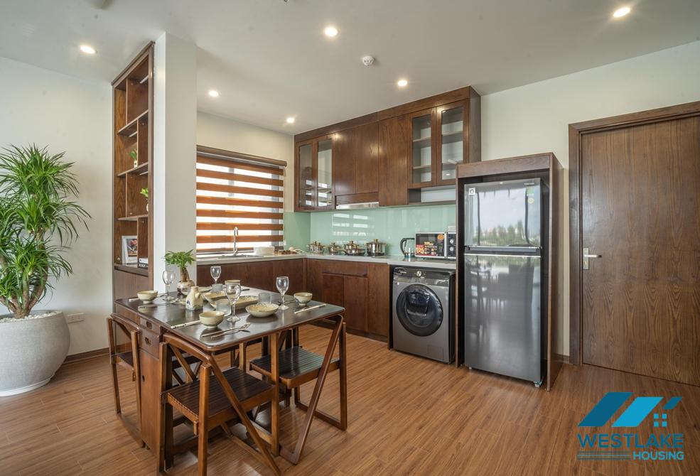 Large balcony 02-bedroom serviced apartment for rent in Vu Mien, Tay Ho, Ha Noi