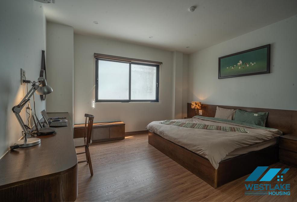 Large balcony 02-bedroom serviced apartment for rent in Vu Mien, Tay Ho, Ha Noi