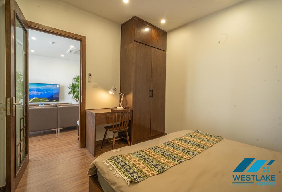 Large balcony 02-bedroom serviced apartment for rent in Vu Mien, Tay Ho, Ha Noi