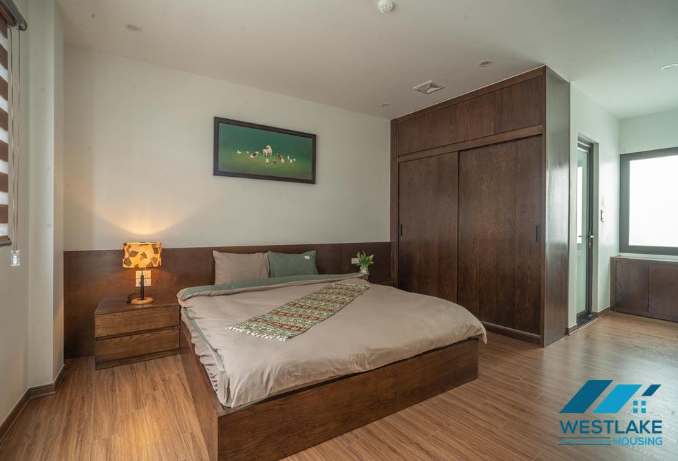 Large balcony 02-bedroom serviced apartment for rent in Vu Mien, Tay Ho, Ha Noi