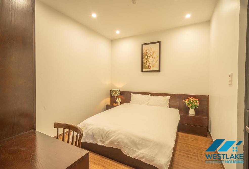 Green view 02 bedrooms apartment on Vu Mien street, Tay Ho, Ha Noi for rent