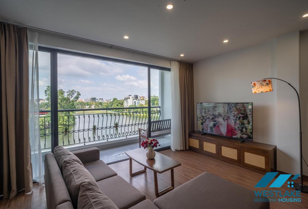 Brand new 02-bedroom apartment with beautiful West lake view for rent  in Tay Ho, Ha Noi