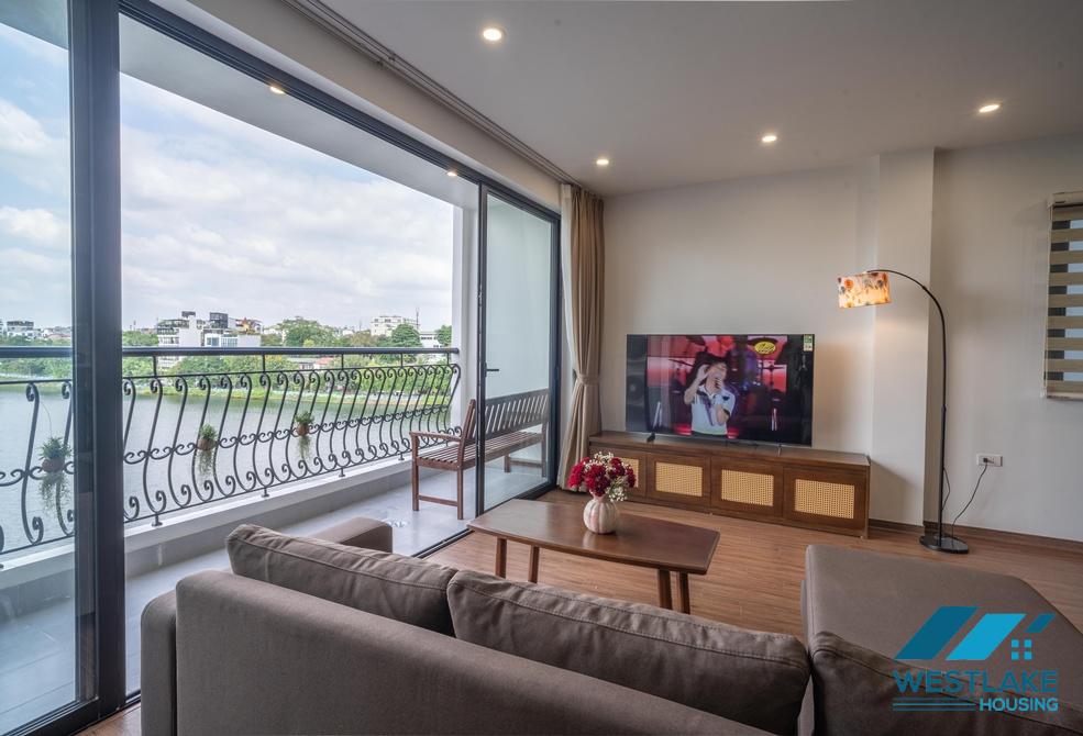 Brand new 02-bedroom apartment with beautiful West lake view for rent  in Tay Ho, Ha Noi