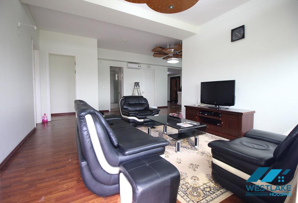 High floor furnished apartment rental in Ciputra, Tay Ho ward, Ha Noi