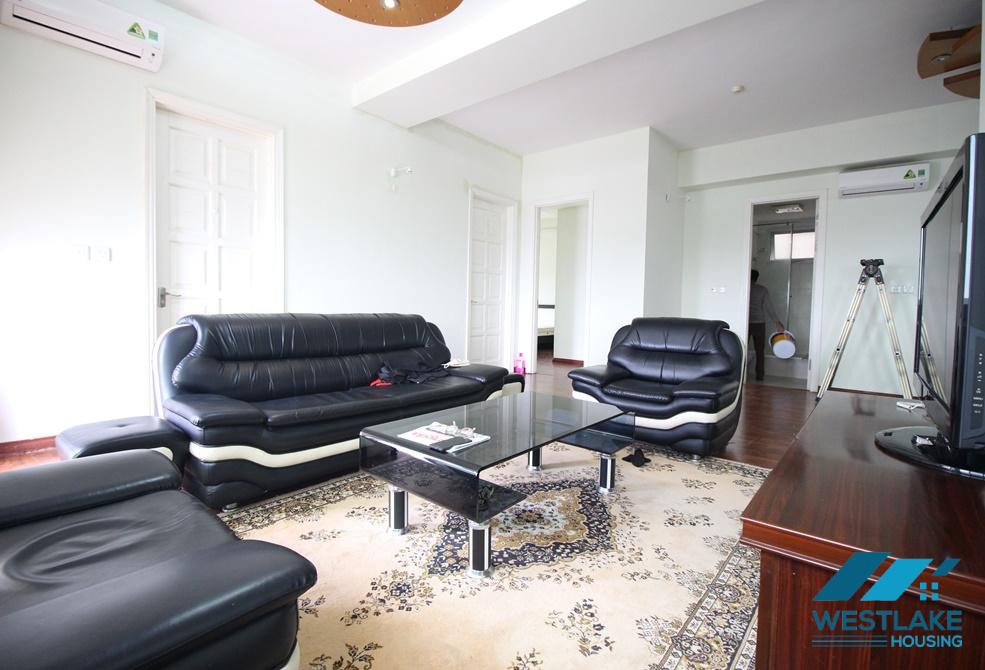 High floor furnished apartment rental in Ciputra, Tay Ho ward, Ha Noi