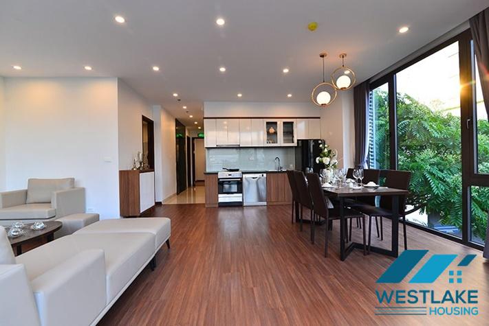 Modern 3 bedrooms apartment with huge balcony for rent in Tay Ho, Ha Noi