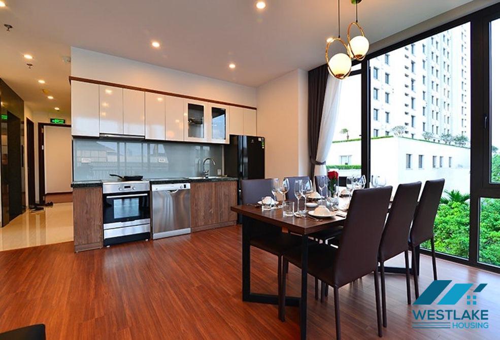 Beautiful 03 bedroom apartment with lake view for rent on Tu Hoa street, Tay Ho, Ha Noi