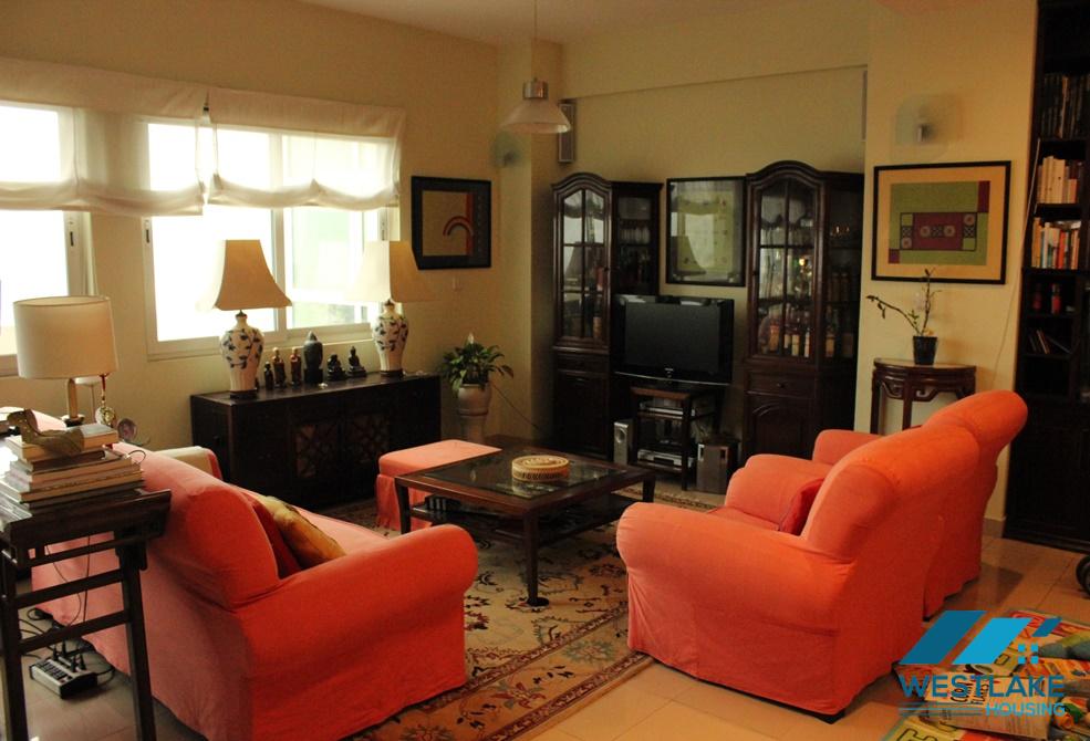 Furnished apartment available for lease in E tower, Ciputra, Hanoi