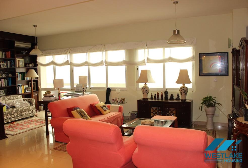 Furnished apartment available for lease in E tower, Ciputra, Hanoi