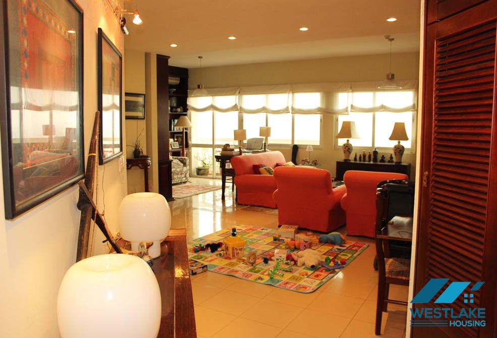 Furnished apartment available for lease in E tower, Ciputra, Hanoi