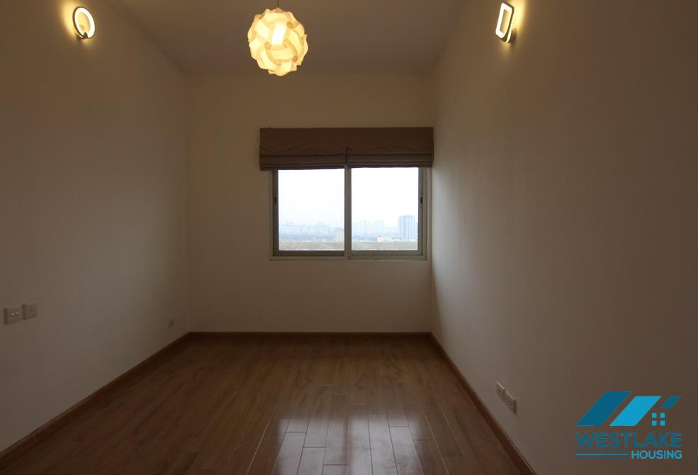 Unfurnished 4 bedrooms apartment for rent in E building, Ciputra, Hanoi