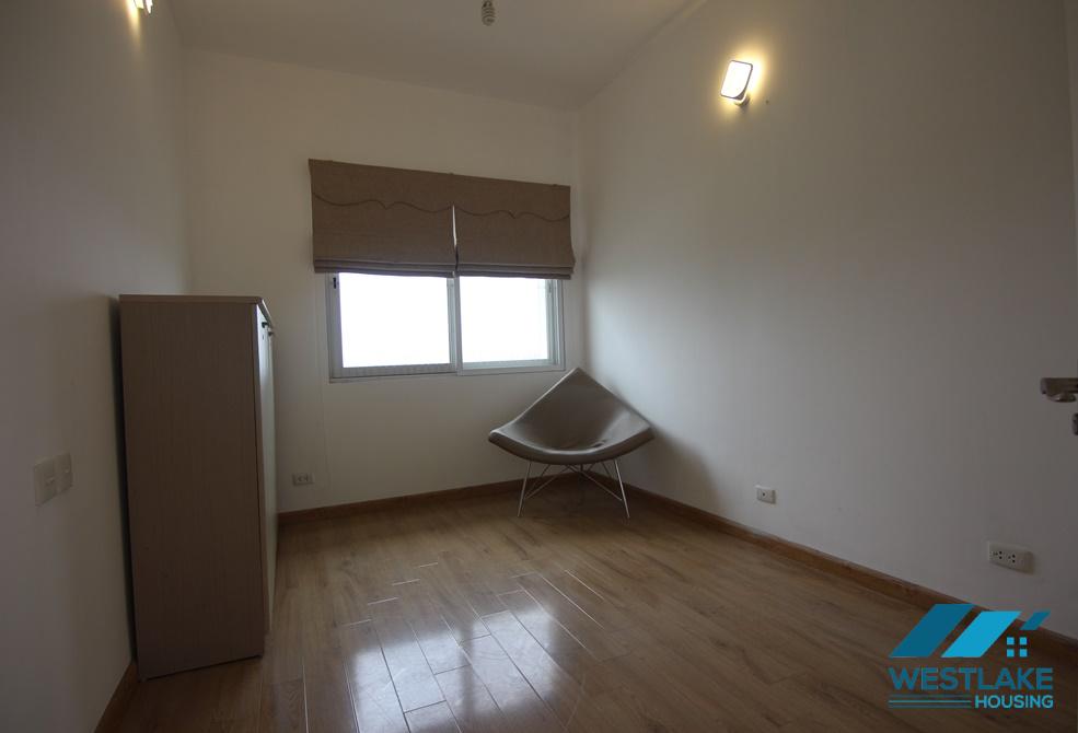 Unfurnished 4 bedrooms apartment for rent in E building, Ciputra, Hanoi