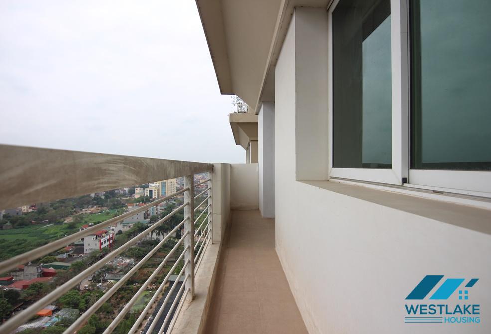 Unfurnished 4 bedrooms apartment for rent in E building, Ciputra, Hanoi