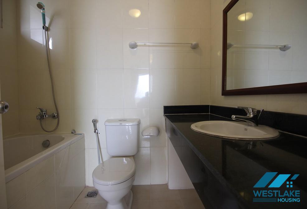 Unfurnished 4 bedrooms apartment for rent in E building, Ciputra, Hanoi