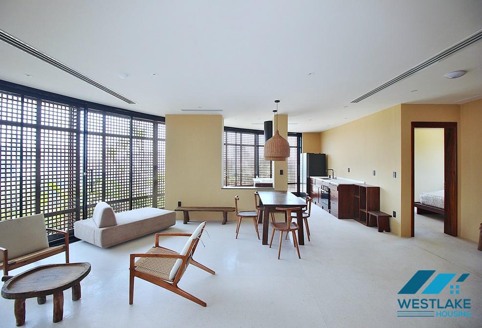 Bright 03 bedrooms apartment with nice view for rent in Tay Ho, Ha Noi