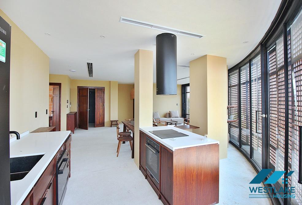 Bright 03 bedrooms apartment with nice view for rent in Tay Ho, Ha Noi