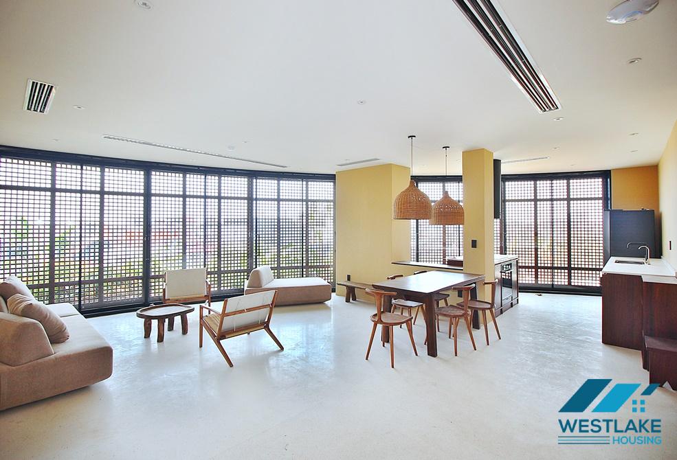 Bright 03 bedrooms apartment with nice view for rent in Tay Ho, Ha Noi