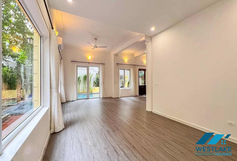 Renovated 05-bedrooms house with swimming pool for rent in Tay Ho, Ha Noi
