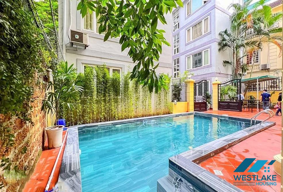 Renovated 05-bedrooms house with swimming pool for rent in Tay Ho, Ha Noi