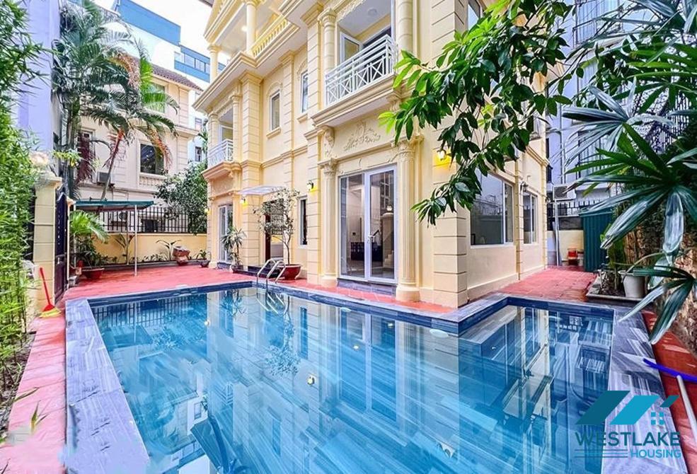 Nhà 5 Phòng Ngủ Mới Cải Tạo Lại Đẹp, Hiện Đại Có Hồ Bơi Ngoài Trời Cho Thuê Tại Tây Hồ, Hà Nội