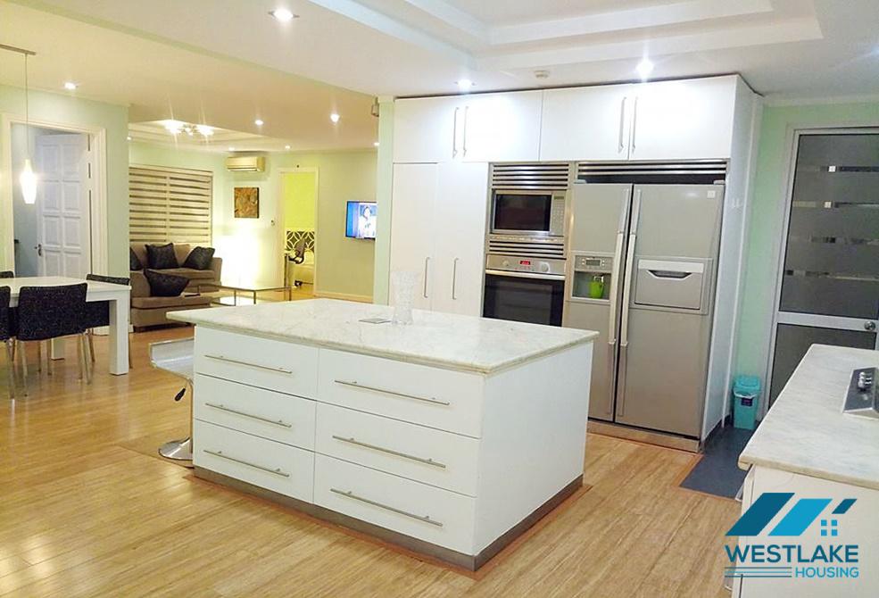 Spacious 4 bedrooms apartment for rent in E1 building, Ciputra, Hanoi