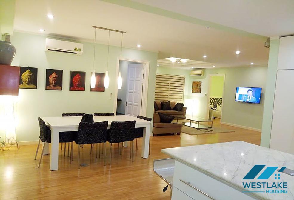 Spacious 4 bedrooms apartment for rent in E1 building, Ciputra, Hanoi