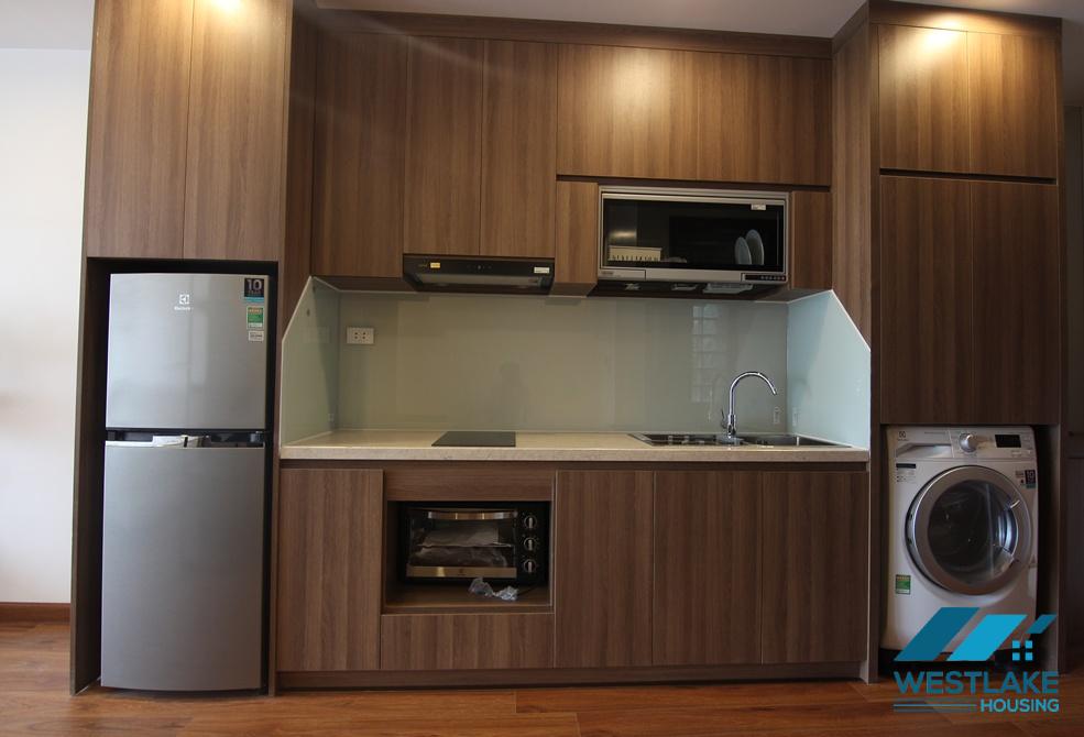 Bright studio apartment for rent in Dang Thai Mai area, Tay Ho, Ha Noi