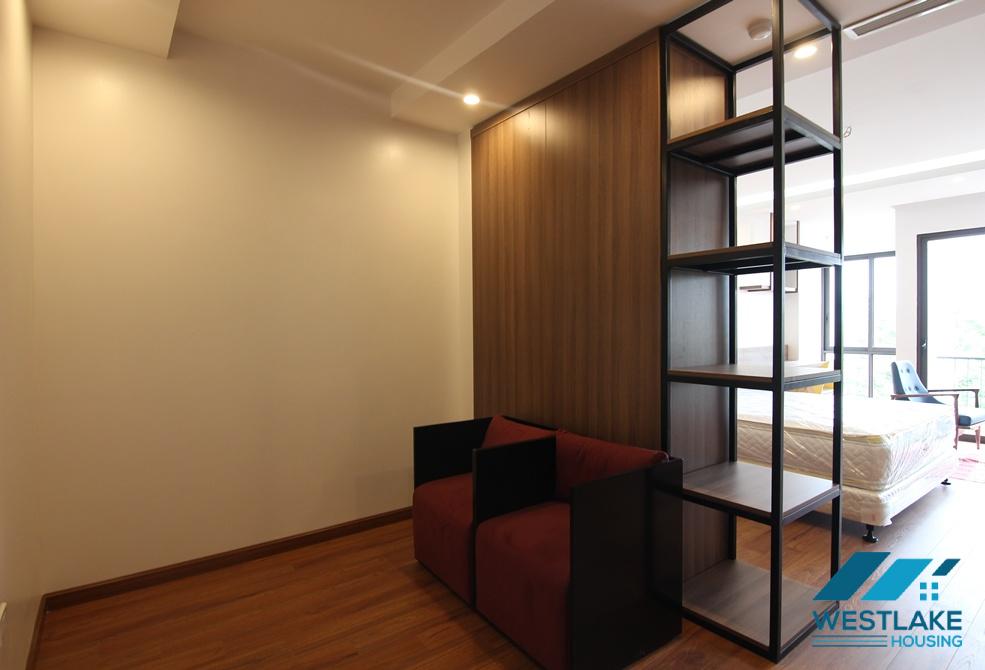 Bright studio apartment for rent in Dang Thai Mai area, Tay Ho, Ha Noi