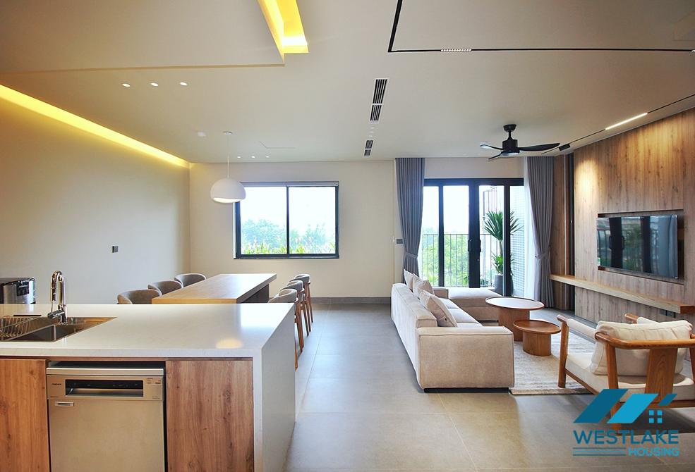 Brand new and morden duplex with 3 bedrooms apartment for rent in Dang Thai Mai, Tay Ho, Ha Noi