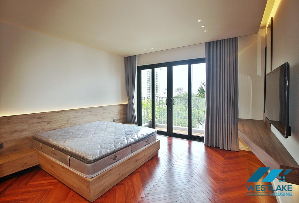 Brand new and morden duplex with 3 bedrooms apartment for rent in Dang Thai Mai, Tay Ho, Ha Noi