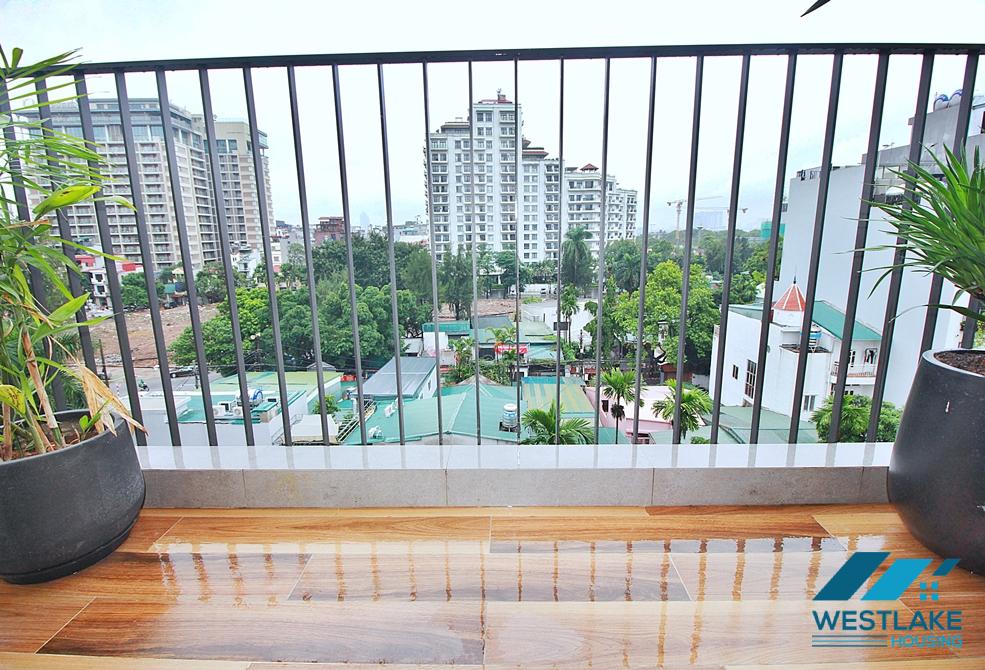 Brand new and morden duplex with 3 bedrooms apartment for rent in Dang Thai Mai, Tay Ho, Ha Noi